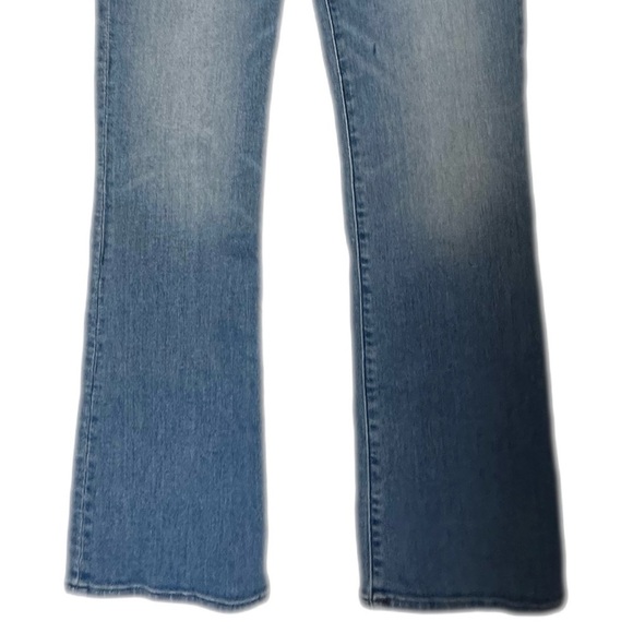 Madewell Kick Out Jeans Women's 26 Blue Stretch Denim Mid Rise Bootcut Pant - Picture 5 of 12